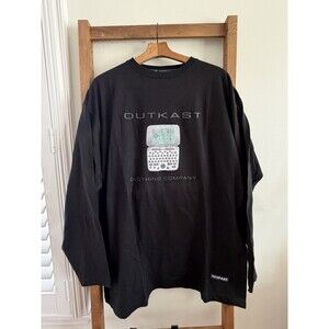 Vintage Outkast Clothing Co Men's XL Black Graphic Long Sleeve Hip Hop Rap GRAIL